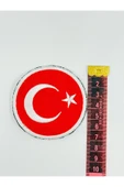 Atolye Luxora Türk Bayragi Desenli Yelek ve Ceket ,Sirt Patch, Yama - 2