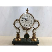 pilelistore Altı Mermer Sarkaçlı Masa Üstü Saat - 2