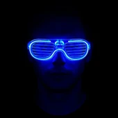 pilelistore Mavi Led Işıklı Parti Gözlüğü thumbnail 2