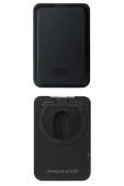 HS-016 Stant Özellikli Magsafe Kartlık - Siyah - 7