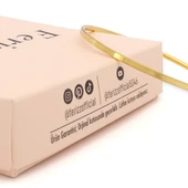 Altın Kaplama 2 mm İmitasyon Kibrit Çöpü Bilezik BLZ-3128 thumbnail 4