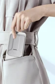 HS-021 Stant Özellikli Magsafe Kartlık - Titan Gri - 6