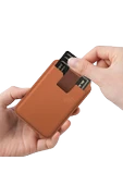 HS-020 Namib Stant Özellikli Magsafe Kartlık - Siyah - 2