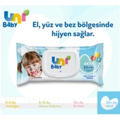 Uni Baby Aktif Islak Mendil Aktif Simple 52 Yaprak - 3 Adet thumbnail 4