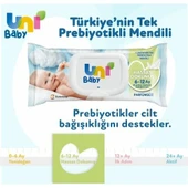 Uni Baby Hassas Dokunuş 6-12 Ay Islak Mendil 52 Yaprak - 3 Adet thumbnail 4