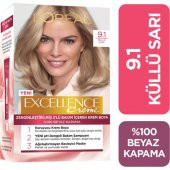 LOréal Paris Excellence Creme Saç Boyası 9.1 Sarı Küllü - 1