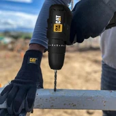 CAT DX1160 12Volt/2.0Ah Li-ion Çift Akülü Kömürsüz Profesyonel Şarjlı Darbeli Matkap + DA01901 32 Parça Aksesuar Seti - 6