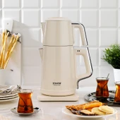 Schafer Teaform Plus Paslanmaz Çay Makinesi-Krem - 1