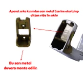 Krom Gümüş Kapaksız Lüks Tuvalet Kağıtlık Vidalı Paslanmaz Metal Duvara Monte Banyo Kağıt Aparatı thumbnail 6