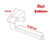 Krom Gümüş Kapaksız Lüks Tuvalet Kağıtlık Vidalı Paslanmaz Metal Duvara Monte Banyo Kağıt Aparatı thumbnail 2