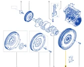 Motor Debriyaj Volanı (Oynar Volant) Renault Megane 4 Talisman Kadjar 1.5 Dci 123108982R MAİS thumbnail 2