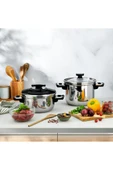 İn-Safe 2 li Düdüklü Tencere Seti 4 Parça-Siyah thumbnail 4