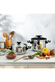 İn-Safe 2 li Düdüklü Tencere Seti 4 Parça-Siyah thumbnail 3