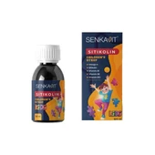 Senkavit Kids Sitikolin + Omega 3 + Vitamin B1 B6 B12 İçeren 100 ml Şurup thumbnail 1