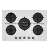 Hoover HVG74C3W 5 Gözlü Döküm Izgara Ankastre Ocak Beyaz - 1