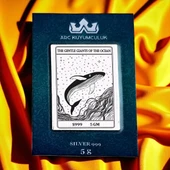 Güç ve Özgürlüğün Simgesi Olan Balina Temalı Hediyeye Özel 999 Ayar Gümüş Külçesi-662 - 1