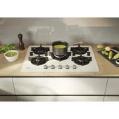 Hoover HVG74C3W 5 Gözlü Döküm Izgara Ankastre Ocak Beyaz - 4