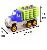 Nostaljik Tüp Kamyonu Tüp Taşıyan Oyuncak Kamyon - 2