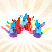 20 Adet Horoz Şeklinde Sulu Kanarya Düdük Oyuncak - 2