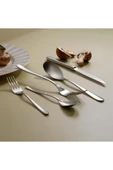 Hamburg 72 Parça Çatal Kaşık Bıçak Takımı-Gümüş03 - 2