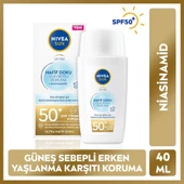 Nivea Sun Hafif Dokulu Güneş Koruyucu Yüz Kremi 40 ml thumbnail 1