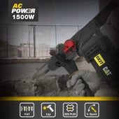 CAT DX27SET 1500Watt 5.0J 32MM Profesyonel SDS-Plus Kırıcı/Delici + DA03903 3 Parça Kırıcı Uç Seti - 9