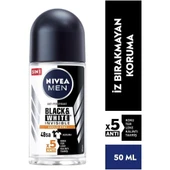 Nivea Men Black White Invisible Güçlü Etki Roll-On 50 ml thumbnail 1