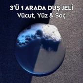 Nivea Men Deep Dimension 3 ü 1 Arada Vücut Saç ve Yüz İçin Pratik Kullanım Erkek Duş Jeli 500 ml thumbnail 5