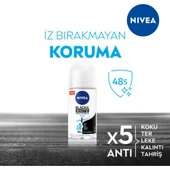 Nivea Invisible For Black  White Roll-On Pure 50 ml thumbnail 2