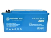 Megacell LiFePO4 ABS 12.8 V 220 Ah Lityum Demir Fosfat Akü - 1