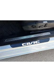 HONDA CIVIC PLEKSİ KAPI EŞİĞİ PİANO BLACK 4 PARÇA thumbnail 1