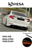Egea Arka Bagaj Spoiler 120cm Parlak Siyah Bagaj Çıtası Spoiler - 1