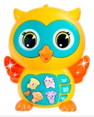 Baykuş Eğitici Bebek Piyanosu - Sarı - 1