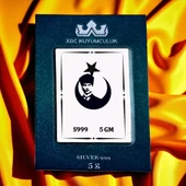 Cumhuriyetin ve Özgürlüğün Simgesi Olan Atatürk Temalı Hediyeye Özel 999 Ayar Gümüş Külçesi-665 - 1