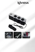 Araba Araç Oto Çakmak Çoklayıcı Çoğaltıcı Soketi Usb Çakmaklık - 1