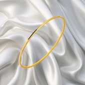 22 Ayar Çocuk Düz Ajda Bilezik 5 Gr thumbnail 1