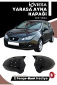Seat Ibiza 4 2008-2017 Uyumlu Batman Yarasa Ayna Kapağı Piano Black - 1