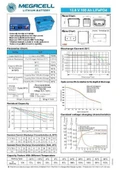 Megacell 12.8V 120Ah LiFePO4 Lityum Demir Fosfat Akü-YENİ - 2