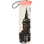 Eleven Pembe İstanbul Konseptli Katlanır Şemsiye thumbnail 3