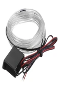 Araç Içi Torpido Ledi Ip Neon Beyaz 2metre 12v - 1