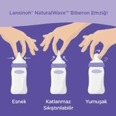 Lansinoh Natural Wave Biberon Emziği Yavaş Akışlı thumbnail 4