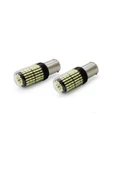 P21w Ba15s 1156 144 Ledli Ultra Parlak Geri Vites Park Ampül Tek Duy Beyaz (2 ADET) - 1