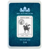 Başarı ve İlhamın Simgesi Olan Batuhan Temalı Hediyeye Özel 999 Ayar Gümüş Külçesi-667 thumbnail 1