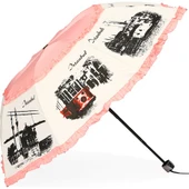Eleven Pembe İstanbul Konseptli Katlanır Şemsiye thumbnail 2