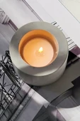 El Yapımı Beton Tealight Mumluk 3'lü Set | Minimal Dekoratif Mumluk & Şamdan thumbnail 5