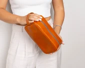 Lumora Hakiki Deri Makyaj Çantası - 1