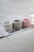 El Yapımı Beton Tealight Mumluk 3'lü Set | Minimal Dekoratif Mumluk & Şamdan thumbnail 2