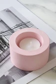 El Yapımı Beton Tealight Mumluk 3'lü Set | Minimal Dekoratif Mumluk & Şamdan thumbnail 8