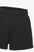 Kadın Pamuklu Siyah Bel Lastik Detaylı Şort thumbnail 2