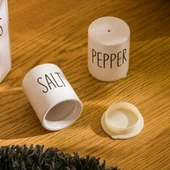 Baskılı Seramik Tuzluk ve Biberlik - 3